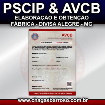 PSCIP & AVCB ELABORAÇÃO E OBTENÇÃO FÁBRICA - DIVISA ALEGRE - MG PSCIP & AVCB ELABORAÇÃO E OBTENÇÃO FÁBRICA - DIVISA ALEGRE - MG